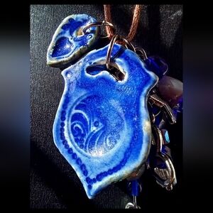 Artist Made Porcelain Necklace